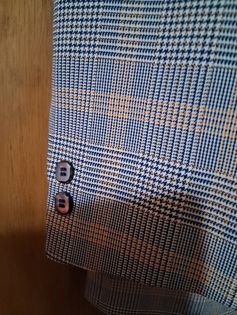 Hampton Heath vintage 1970s men's sport coat blazer jacket, Glen plaid